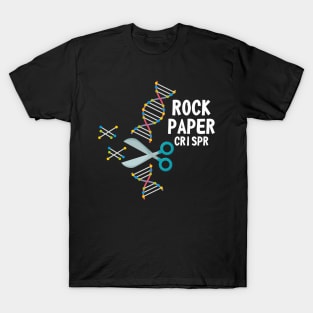 Rock Paper Chrispr Scissors Scientist Biologist Medicine Gift T-Shirt